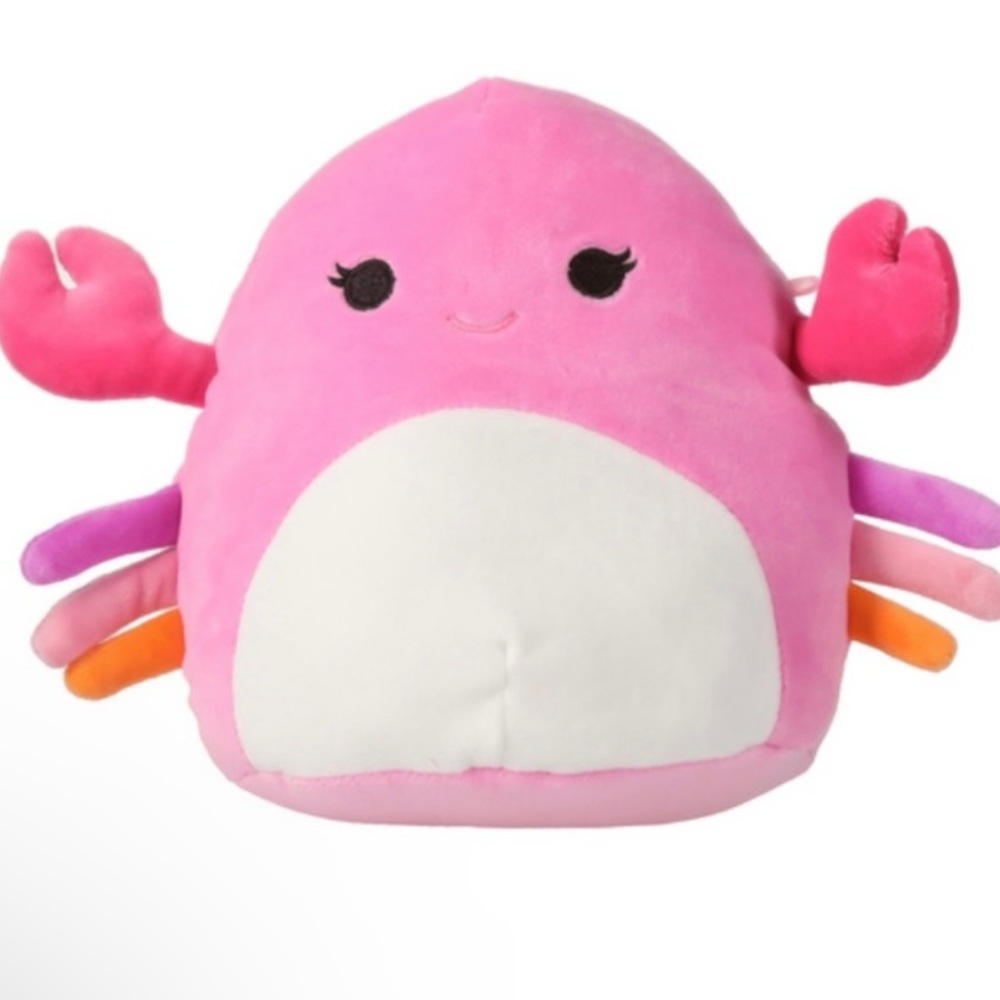 NWT Cailey the crab squishmallow plush stuffed animal 8”